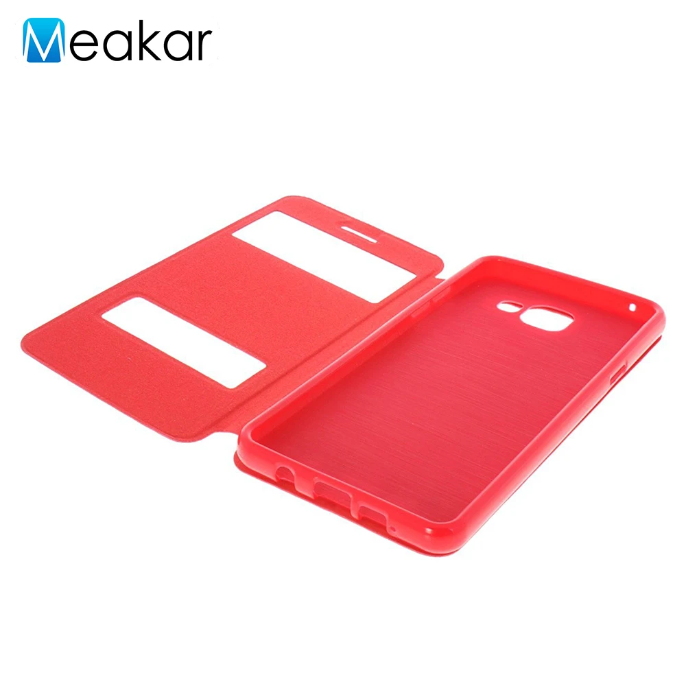 Двойные окно из искусственной кожи 5.2For samsung Galaxy A5 2016 чехол для A510 A510F задней панели