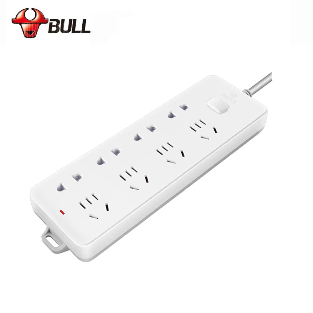

BULL GN - 403 8 Outlets AC Power Charger Wall Socket Plug Strip Adapter With 3.0M Extension Cable AU Australia Plug CN Standard