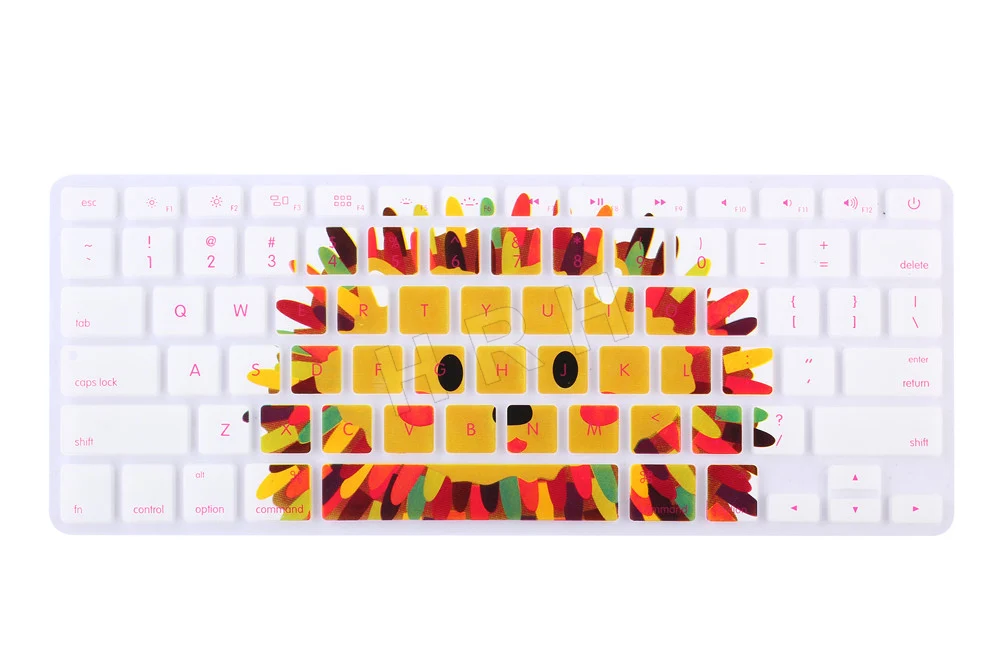 1Pc Riccio Copertura Della Tastiera Del Silicone Della Protezione Della Pelle F Apple Macbook Pro Air Retina 13 "15" 17" Con O W/Out Retina Display