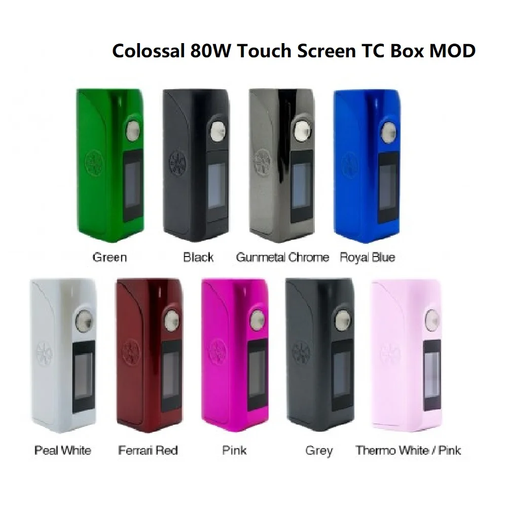 Heavengifts Asmodus colosal 80 W pantalla táctil TC caja MOD y Minikin 2,0 180 W pantalla táctil TC MOD Vape vape perdido Triade DNA250C - 2