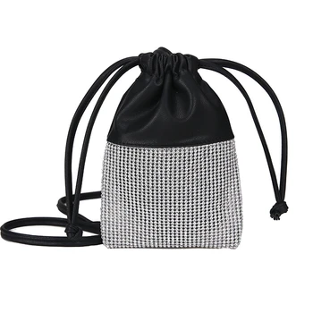 

New Korean Version Of The Wild Bucket Bag King Bag Flash Diamond Shoulder Diagonal Bag With A Female Bag