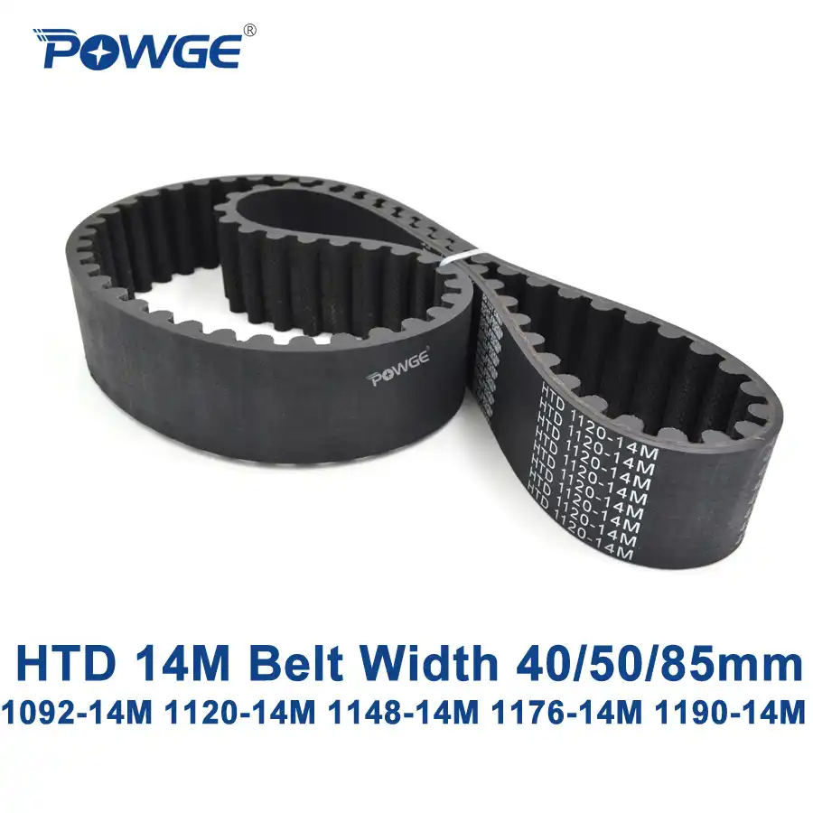 1 tec HTD//rpp Power diente plana correa correa dentada 330-5m-14 para vt32 Garden 14 mm
