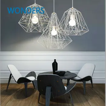 

Novelty artistic loft Modern Hive pendant lamp Bird net pendant light for bar hotel mall market decor 110-240V E27