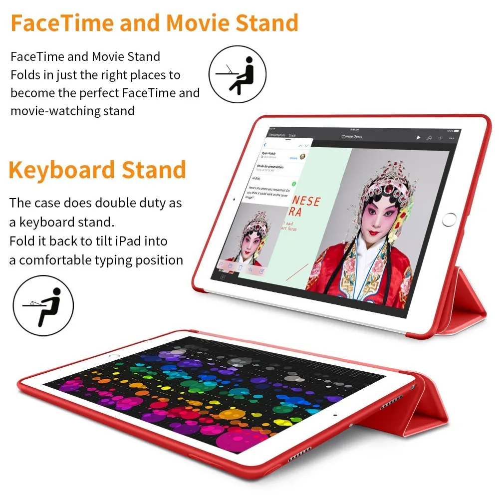 Для iPad Pro 10 5 чехол для Air 3 2019 тонкий из искусственной кожи и силикона мягкая задняя