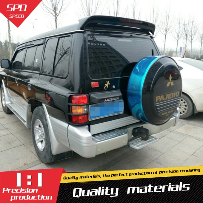 For Mitsubishi V33 Pajero Spoiler ABS Material Car Rear