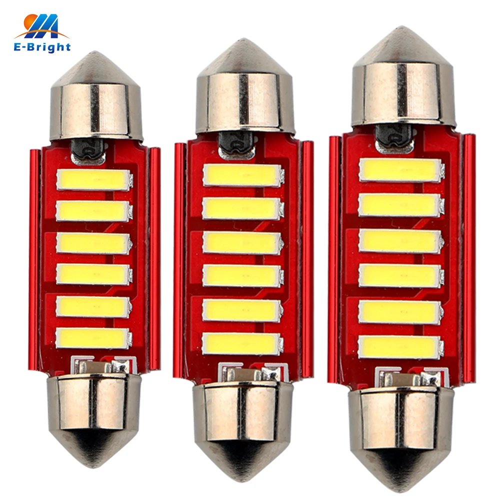 YM E яркий из 2 предметов C5W светодиодный CANBUS 7020 6 SMD 36 мм/39 мм/41 мм никаких ошибок