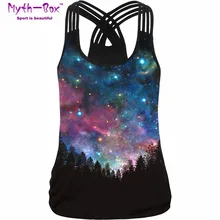 Женский спортивный жилет с 3D принтом черепа женская рубашка для йоги Femme Футболка для бега фитнес сексуальный полый Тонкий спортивный бюстгальтер тренировочная блуза