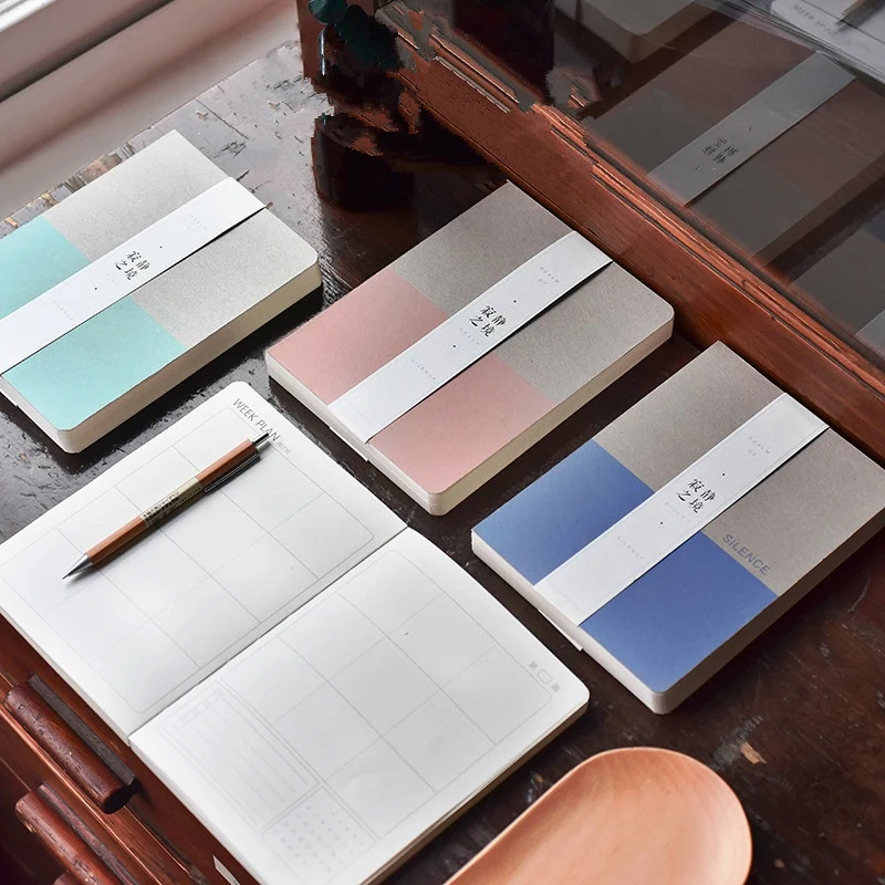 

Silent Realm" Any Year Weekly Planner Daily Grid Papers Study Notebook Travel Journal Business Gift