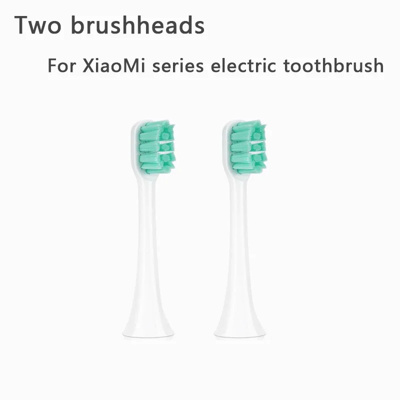 Сменные насадки для зубной щетки xiaomi, насадка для электрической зубной щетки xiaomi Mijia SOOCAS X3 SOOCARE, насадка для зубной щетки 5 - Цвет: 2 green brush heads