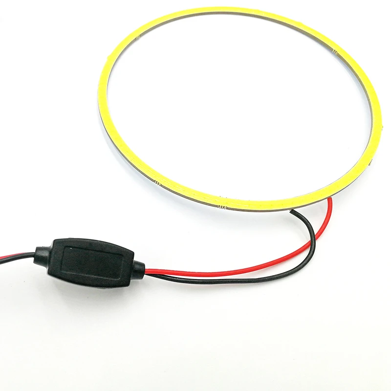  White 120mm Car Angel Eye COB Light Circle Ring Headlight Lamp Car Led Lights COB Angel Eyes Ring Lighting 12V.02