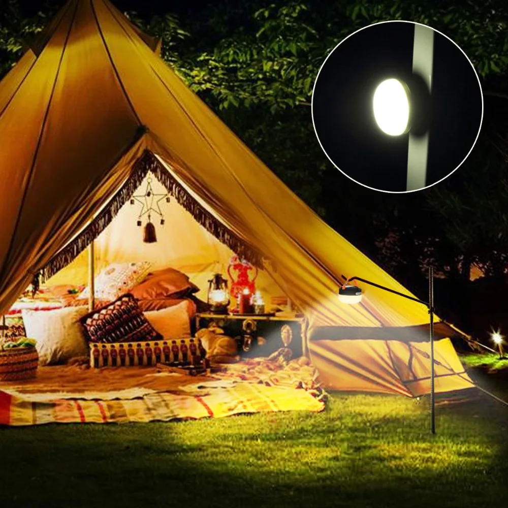 T-SUN мини Кемпинговые фонари 3 Вт светодиодный фонарь для кемпинга палатки лампа наружная походная Ночная Подвесная лампа USB перезаряжаемая