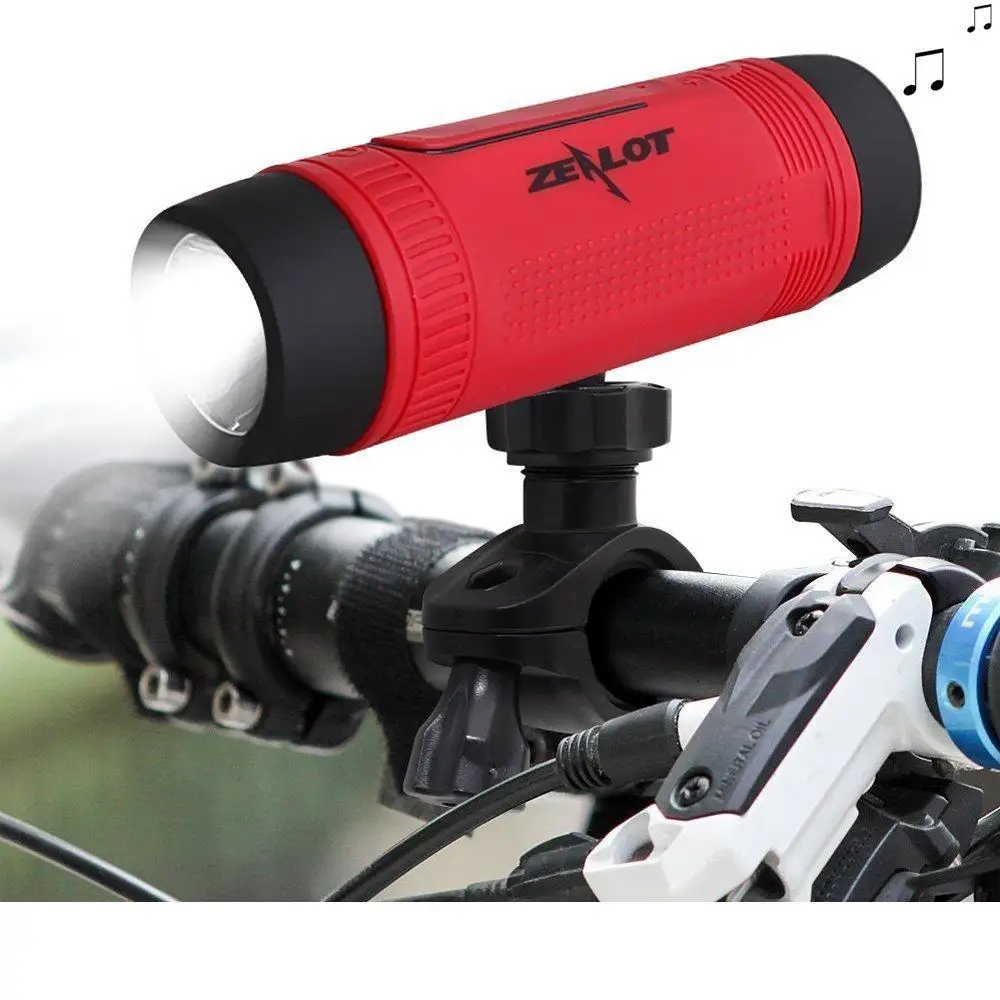 

Bicycle Speaker Bluetooth Bike Vibration Powerful Portable Subwoofer Blutooth speakers Water Resistant Powerbank FM Radio