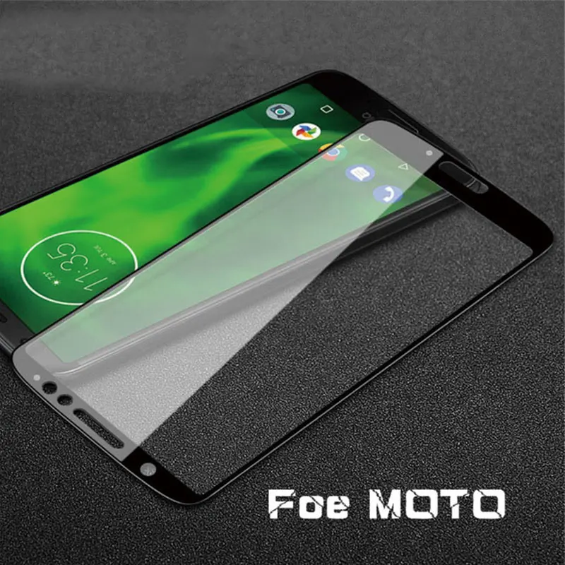 Закаленное стекло 9D для Moto G6 Plus чехол Motorola G 6 plus + Защитное G6Pus покрытие