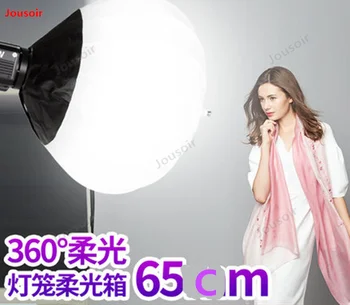 

Godox 65cm spherical soft ball softbox Studio Flash soft Light Portable Bowen mouth CD50 T03