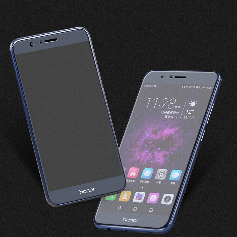EXUNTON 2.5D матовое закаленное стекло для huawei Honor 7X 7A 7C Y5 2018 Enjoy 8E Lite без отпечатков