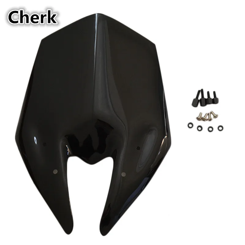 

Windshield For Kawasaki Z800 2013-2016 Black Motorcycle Windscreen Screen Protector Wind Deflectors Shield Double Bubble