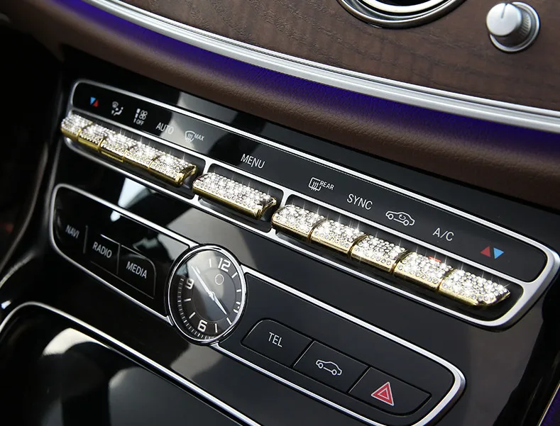 Наклейка на кнопку центральной консоли для Mercedes Benz- E-class W213/- c-класс W205