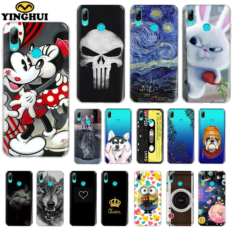 

Cartoon Soft Case For Huawei P Smart 2019 Case Silicone Back Cover Phone Case For Huawei Enjoy 7S 2019 Smart2019 POT-LX3 POT-LX1