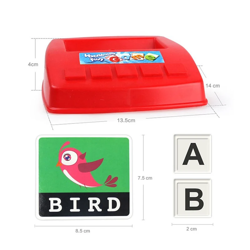 Alphabet Letters Card Game Learn USA English Language ABC Children Educational Toys Early Learning Literacy Fun Montessori Toys