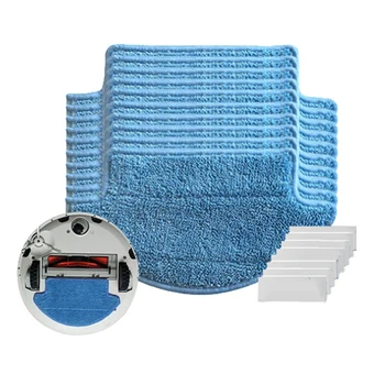 

10pcs Cleaning Mop Cloths Stickers Kit Household Mopping Tools For Xiaomi Robotic Vacuum Cleaner Accessories