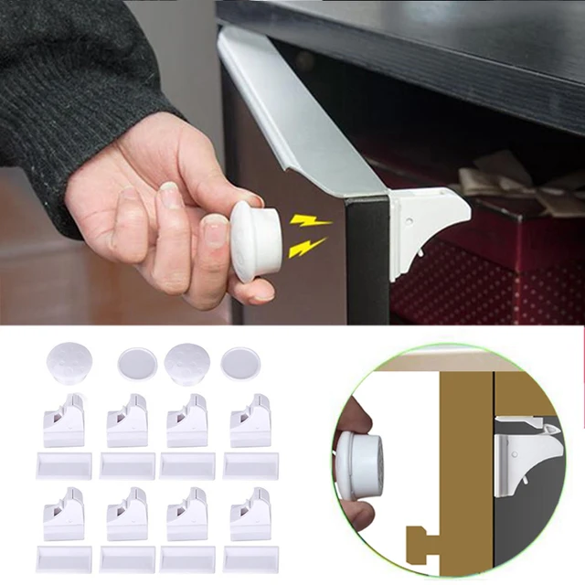 Magnetic Child Lock Baby Safety Cabinet Children Protection Magnetic Child Lock Baby Safety Cabinet Children Protection Kids Drawer Locker Security Cupboard Childproof