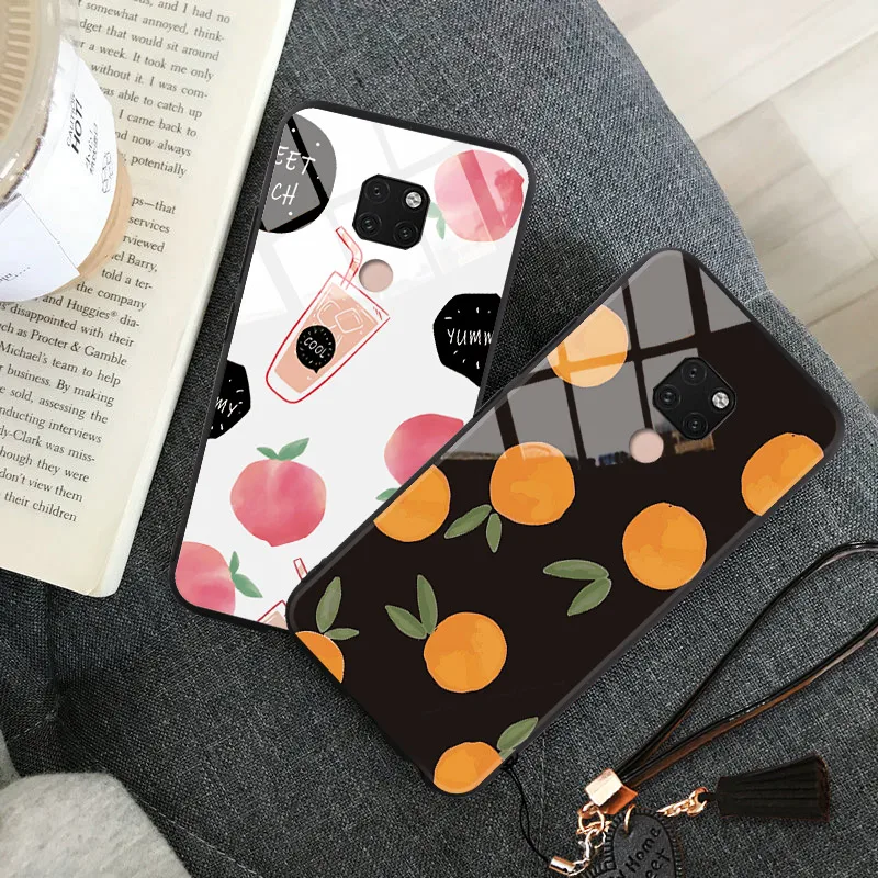 Чехол для Huawei Honor 7a 7c 8 8a 8s 8x 9x 10i P Smart 2018 2019 Y 5 6 9 Prime P9 P20 P30 Mate 30 Pro Magic 2 фруктовый