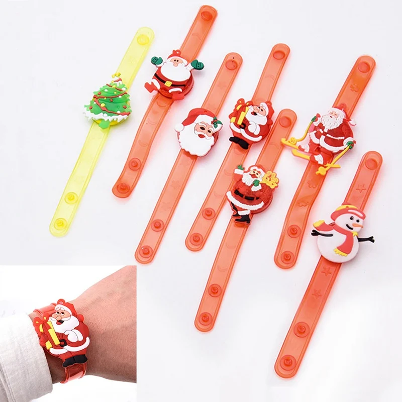 

Creative Chrismas Gift Children Adult Luminescent Bracelet LED Luminous Flash Wrist Band Light-emitting Kids Christmas Gifts