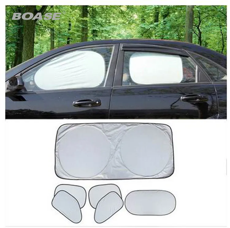 

6 pcs/set Car Window Sunshade Foldable Window Windshield Full Shield Visor Block Sun Shade Cover Car-styling