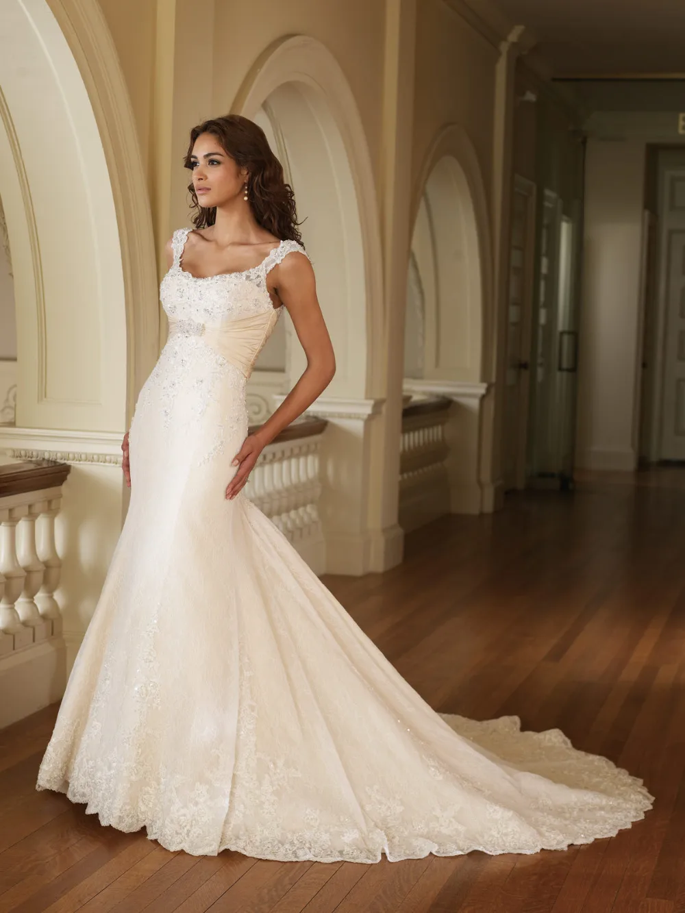 High Quality New Arrival A Line Wedding Dress Custom Made Appliques Fold Hot 38 Bridal Gowns Elegant | Свадьбы и торжества