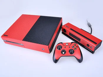 

Red Carbon Fiber Vinyl Skin Sticker Protector for Microsoft Xbox One and 2 controller skins Stickers for XBOXONE