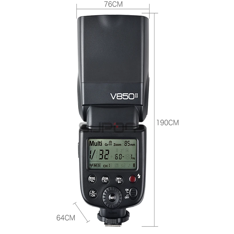 Godox V850II Flash GN60 2 4G Беспроводная X СИСТЕМА литий ионная батарея Speedlite + X1T S триггер для