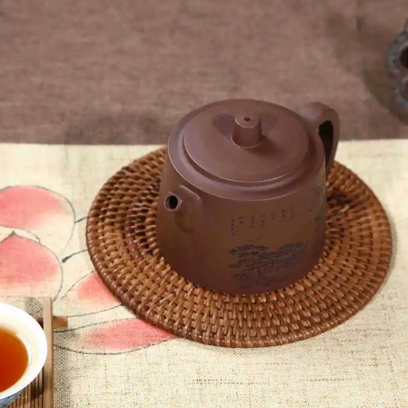 Yixing Teaware Подарочная Настройка фиолетового песочного горшка|Заварники| |