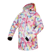 Лыжная куртка женская зимняя MUTUSNOW FSJ высокого качества, непродуваемый водонепроницаемый теплый плащ Снежная Лыжная одежда брендовая Сноубордическая куртка