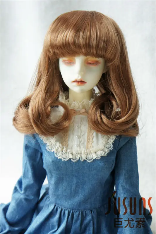 JD117 1/3 Полный взрыва Природы вьющиеся парик для BJD куклы груша кудрявые SD BJD парики