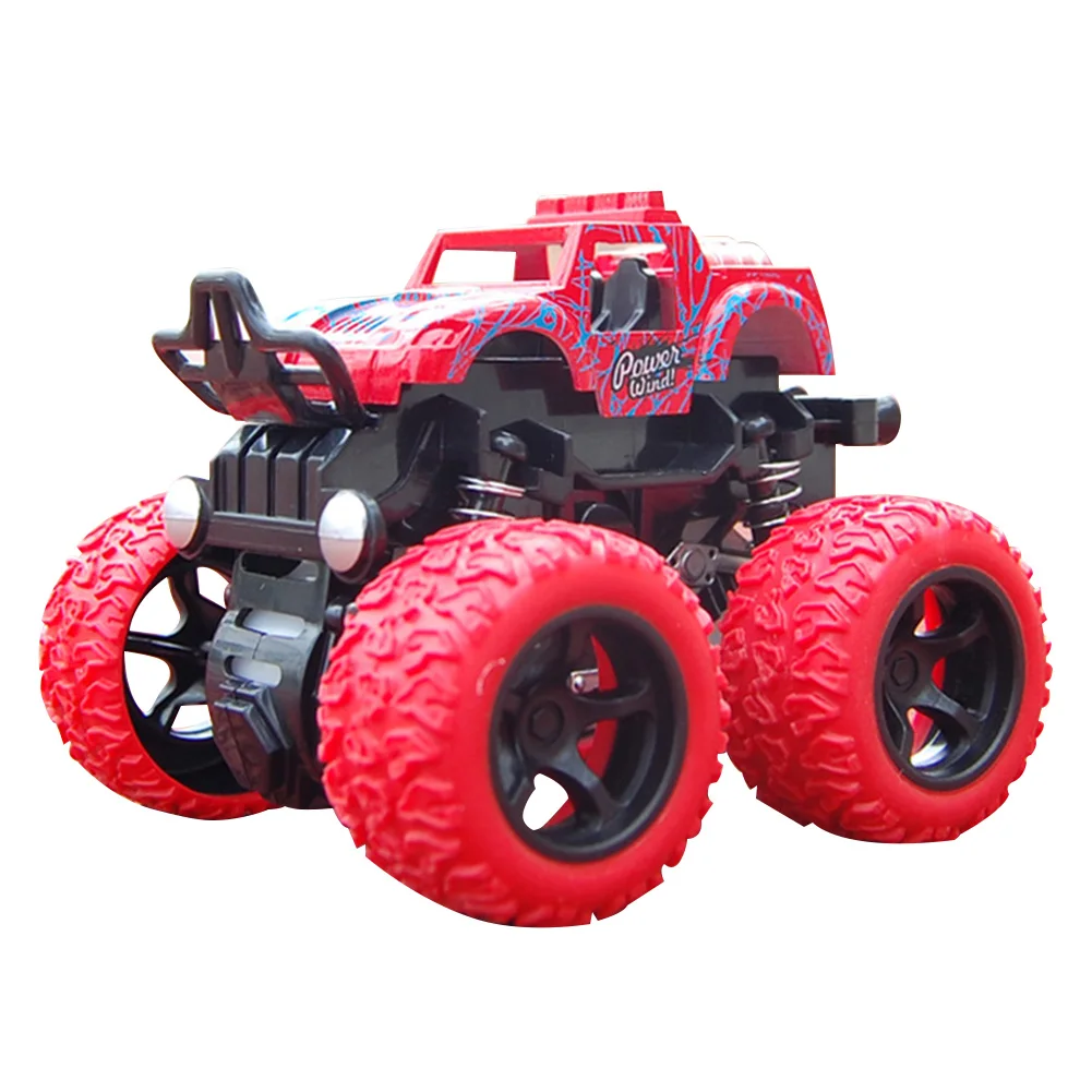 

Toys Kids Monster Truck Vehicles 360 Degree Flipping Easy Operate Strong Grip Friction Powered Gift Durable Inertia Car Outdoor