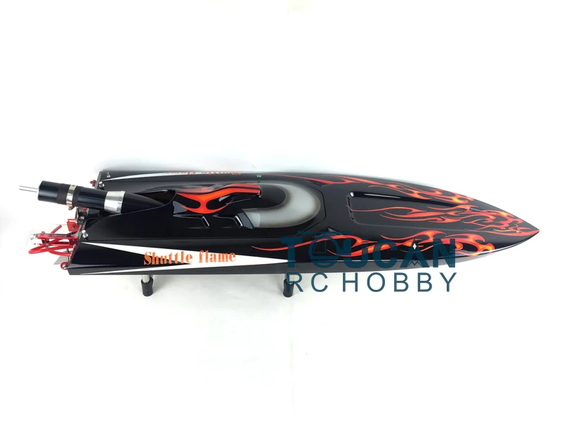 G30D ARTR стекловолокно RC монокорпус лодка 30CC двигатель WaterCoolingSys черный с красным