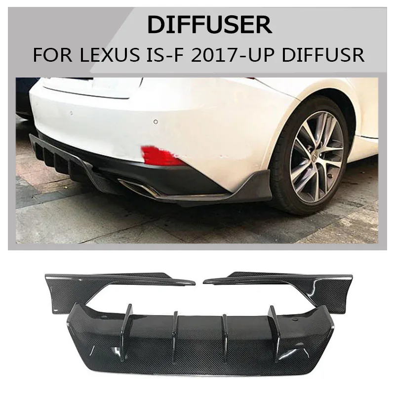 Рассеиватель raer из углеродного волокна для lexus is-f 2017 2018 | Автомобили и мотоциклы