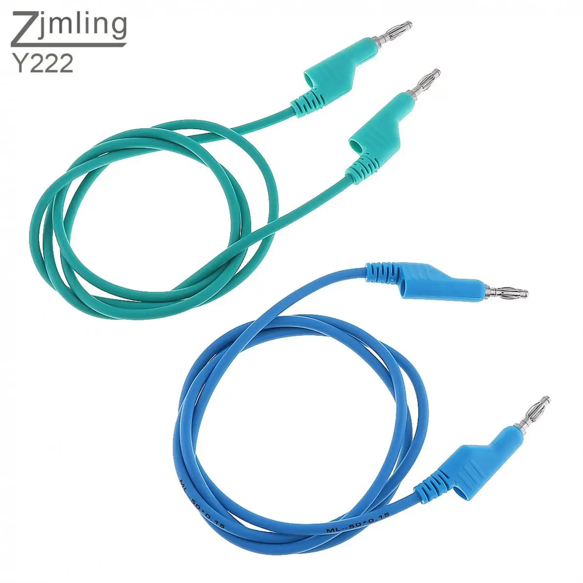 

2pcs/lot Gun Type Banana Plug Cord with 4mm External Diameter and 18 AWG Pure Copper Wire for Power Output