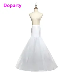 Doparty XS4 Женщины Русалка Дешевые пряжи белый Нижняя юбка свадебные аксессуары хвост платье с пышной юбке