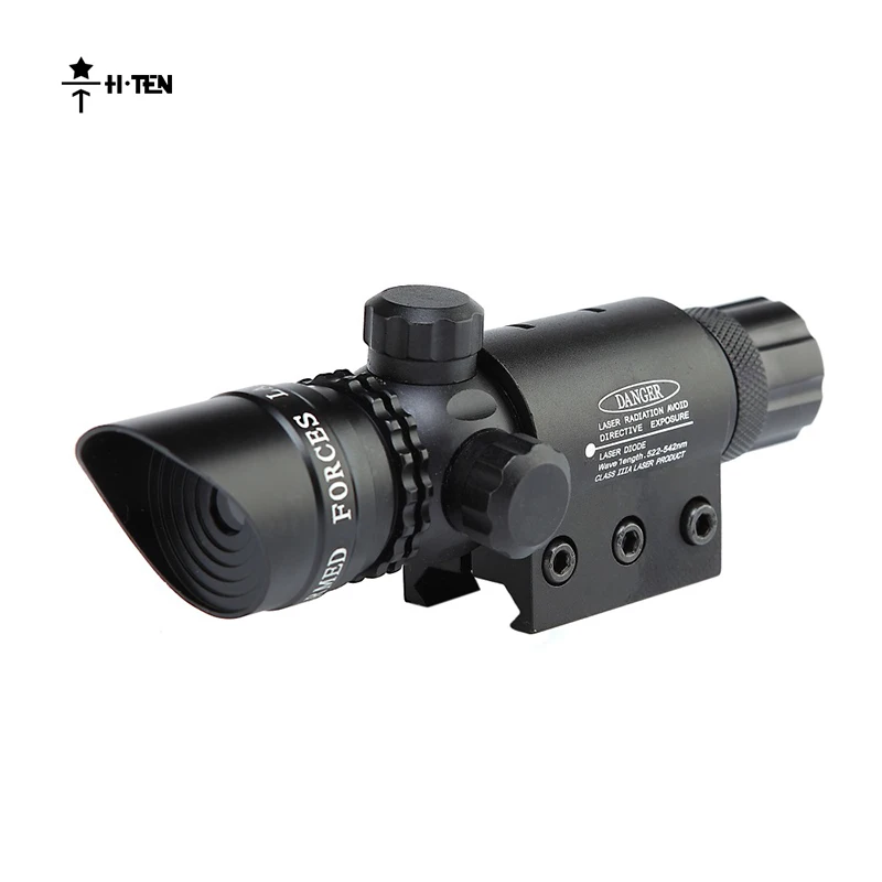 HTEN Laser Scope Tactical Red Laser Sight Dot 21mm Mount Rail Airsoft