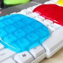 Гель-щетка для чистки пыли, для клавиатуры, ноутбука, автомобиля, Magic Slime Slimy Gel, универсальный для ПК, компьютера, клавиатуры, автомобиля(China)