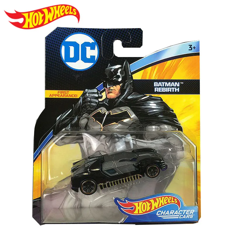 Оригинальные Hot Wheels Dc Comics моделирование металла мини гоночный автомобиль супер герой Бэтмен серии игрушечные лошадки для обувь мальчико