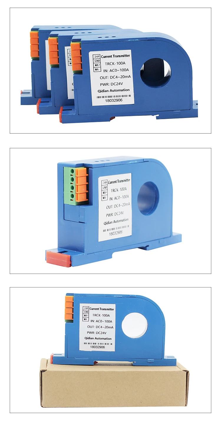 JXK-10 AC20A, 30A, 50A, 100A, 150A, 200A, 250A, 300A, 400A, 500A, 600A переменного тока передатчик 4-20mA, 0-20mA, 0-5 V, 0-10V преобразователь тока