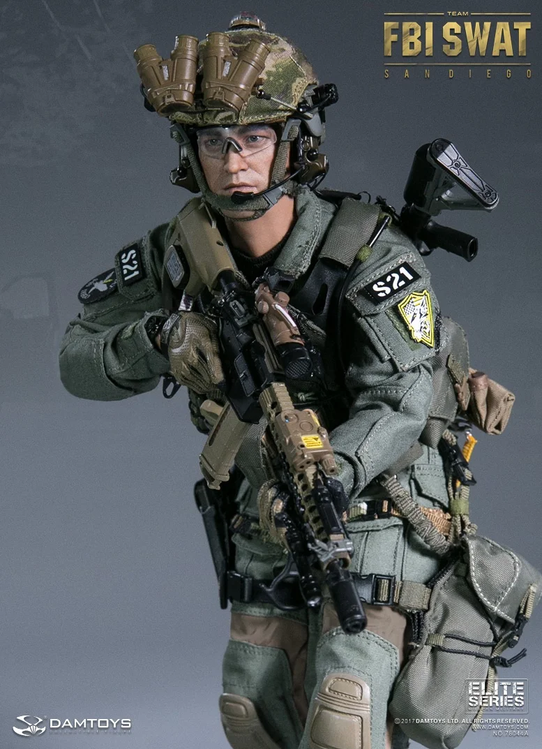 Плотина игрушки 78044A элитная Серия США FBI SWAT команда агент Сан DIEGO 1/6 фигурка|1/6