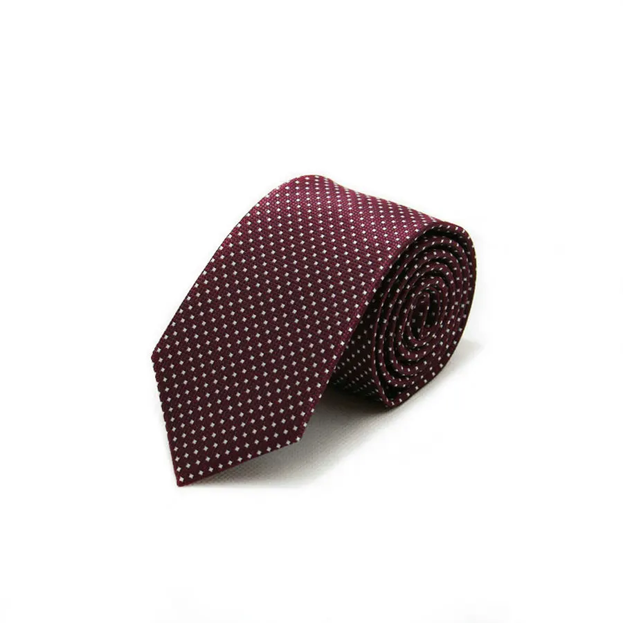 YISHLINE 7 см полосатые пледы в горошек Классические мужские галстуки полиэфирные шелковые галстуки для жениха Свадебные деловые галстуки шейный галстук модные галстуки - Цвет: 20