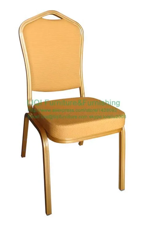 Оптовая продажа Качество Сильный золото Алюминия Банкетный стулья LQ-L1030E
