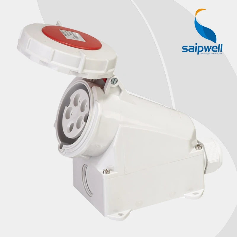 

Wholesale Saipwell 16A 400V 5P (3P+N+E) weatherproof socket Level IP67 EN / IEC 60309-2 industrial electrical socket SP1210