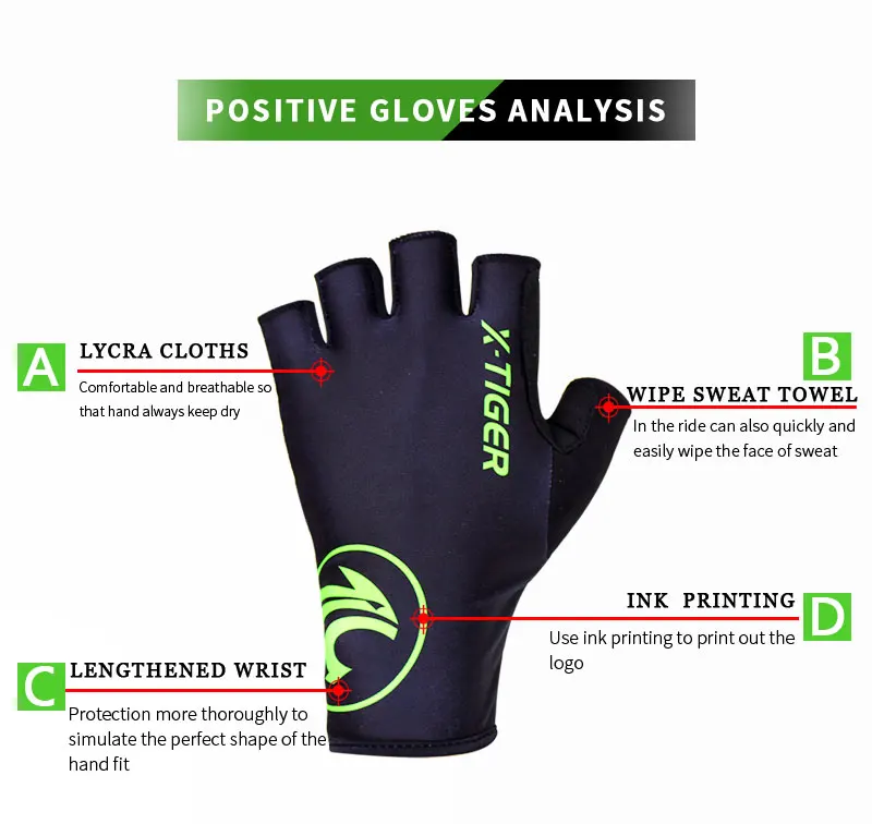 Washable Half Fingers Cycling Gloves Analysis