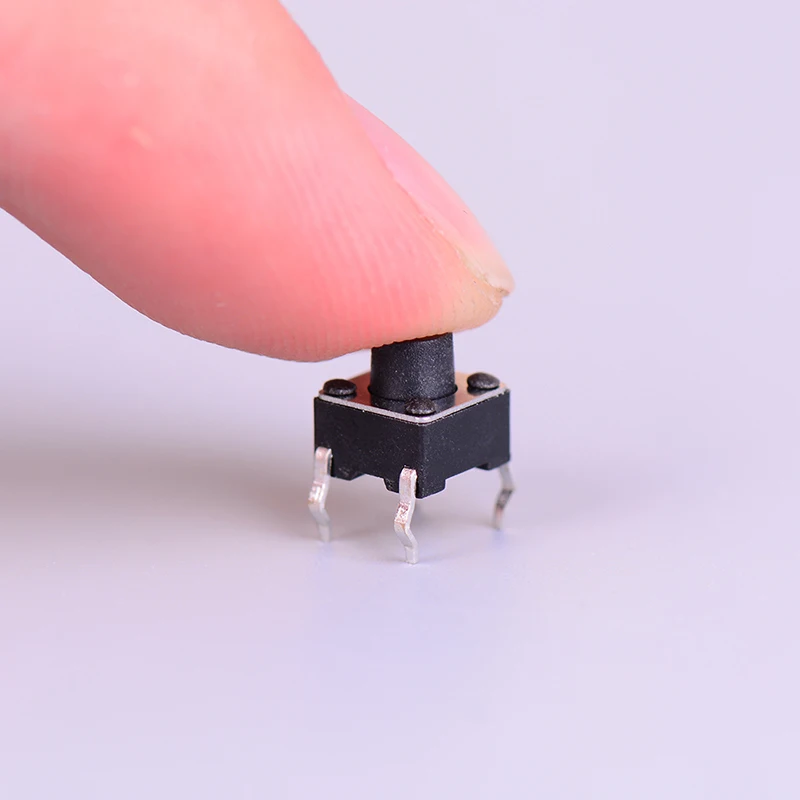 50 шт./лот 4 контакта SMD SMT мгновенный тактильный переключатель микропереключатель