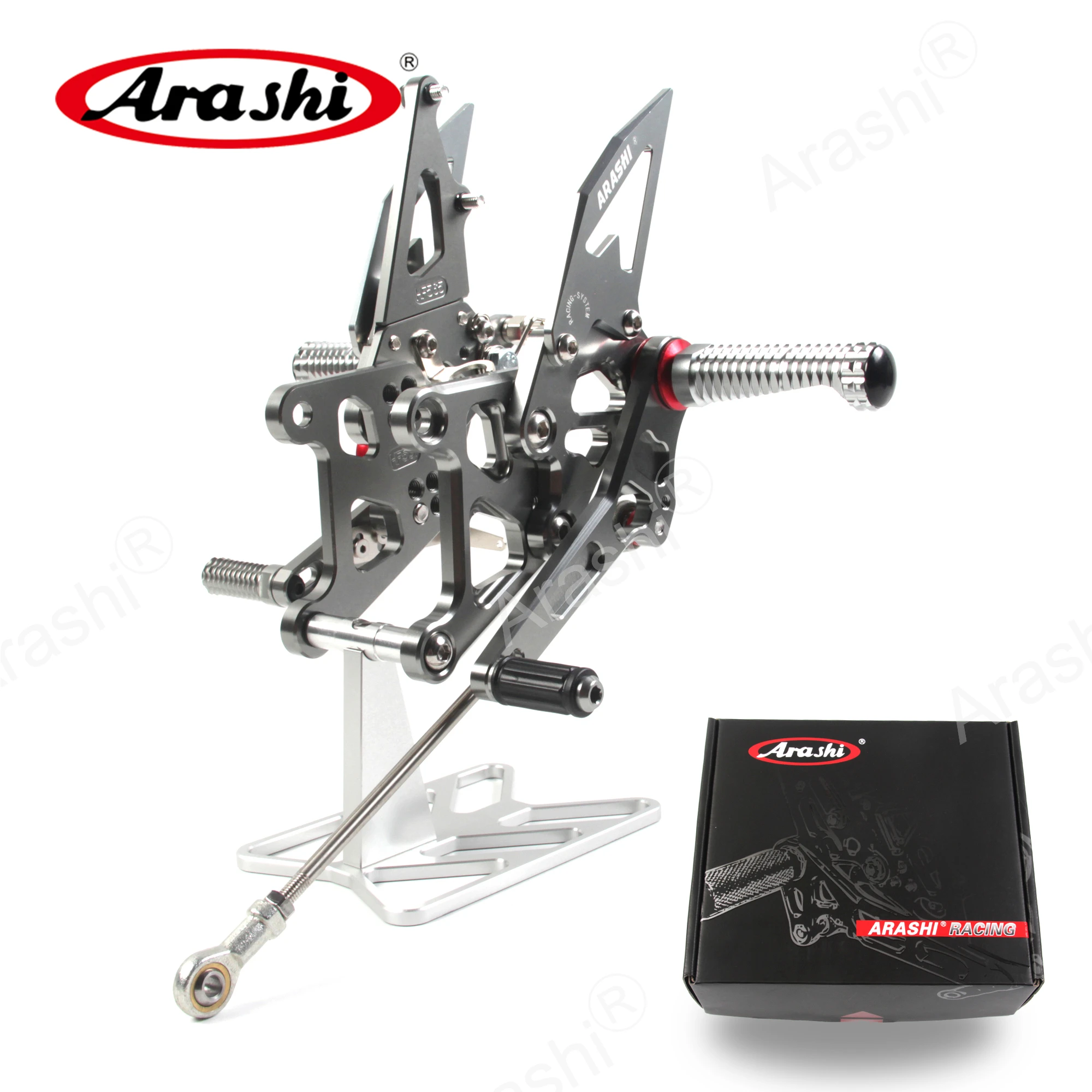 

Arashi CBR250R 2011-2022 ЧПУ Регулируемая подставка для ног задний Набор для HONDA CBR250 R 2016 2017 2018 2019 2020 всадник задние наборы для ног